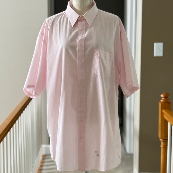 Men's Enro Shirt 18-35 Tall Classic Poplin, Button Down, Unisex - Picture 1 of 7